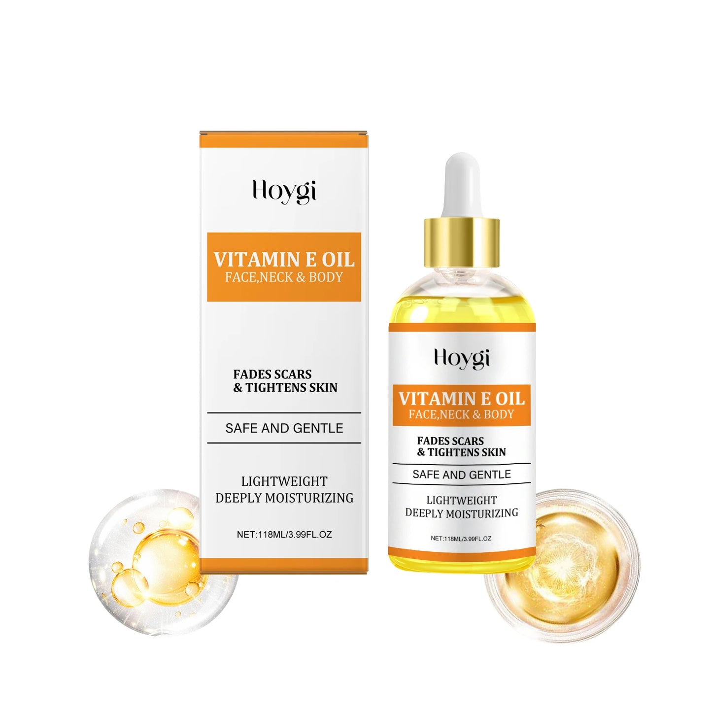 Vitamin E & Hyaluronic Acid Moisturizing Face & Body Oil 118ml