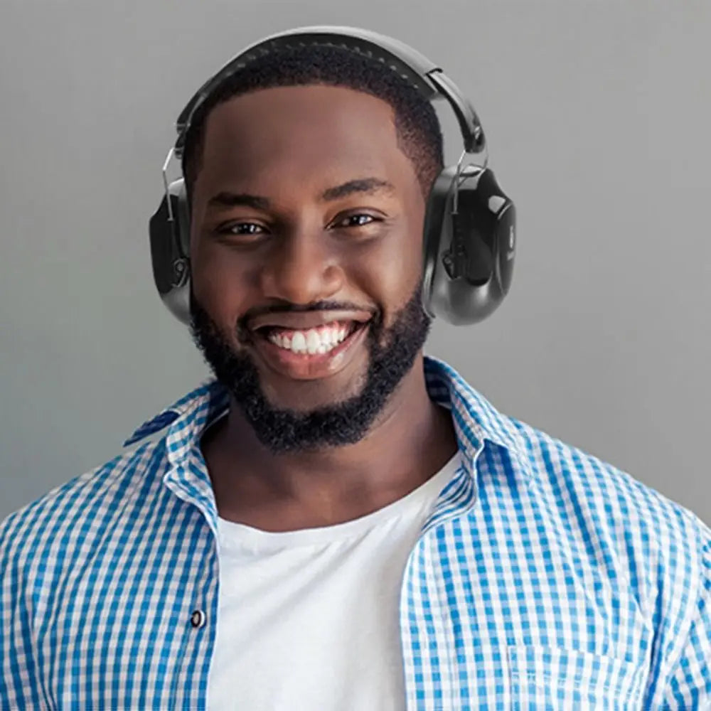 SNR-34dB Adjustable Head Earmuffs Foldable Noise Reduction Ear Defenders Soundproof Effective Ear Protector Peaceful Pleasures Health and Wellness