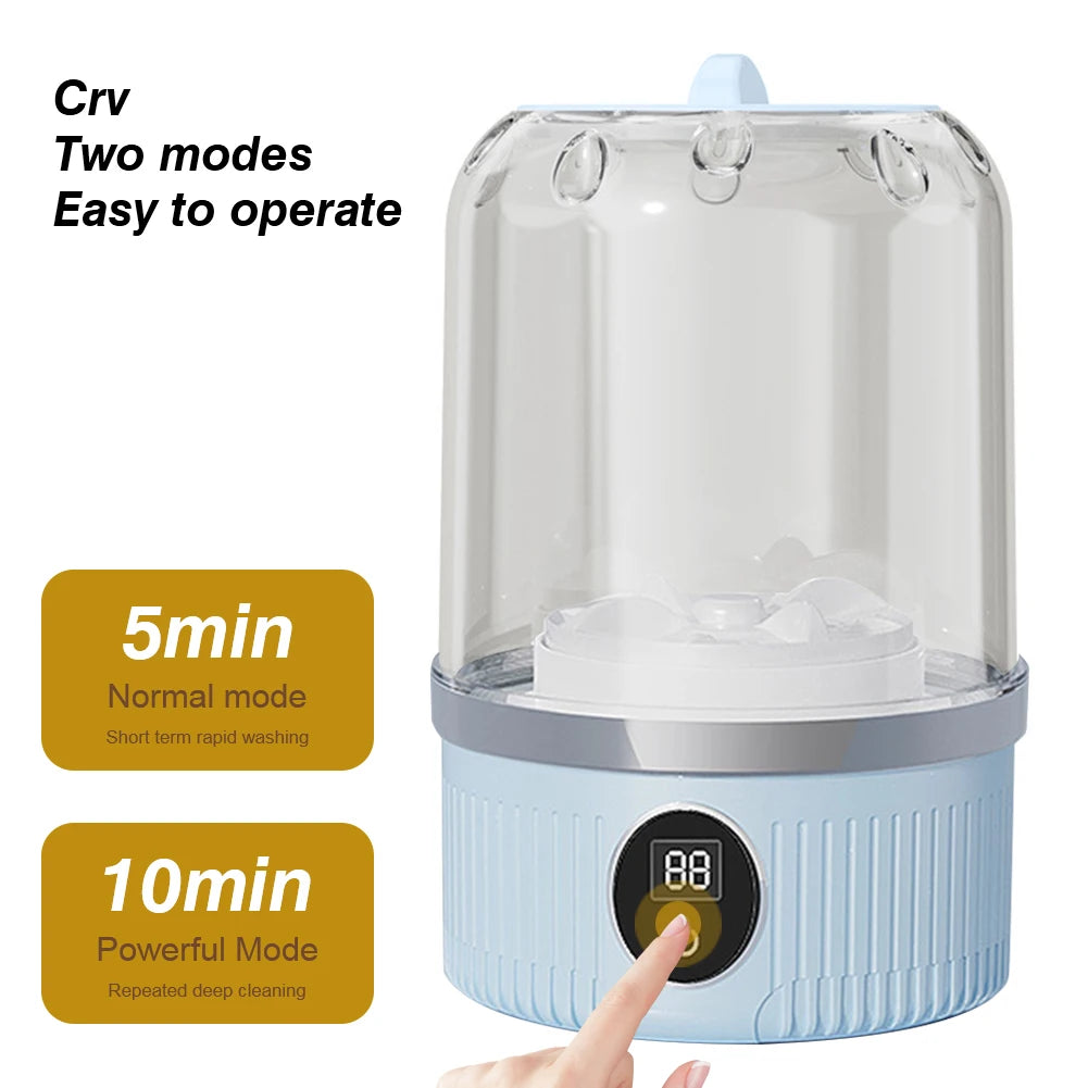 Portable Cordless Mini Washing Machine – Rechargeable Laundry Cup