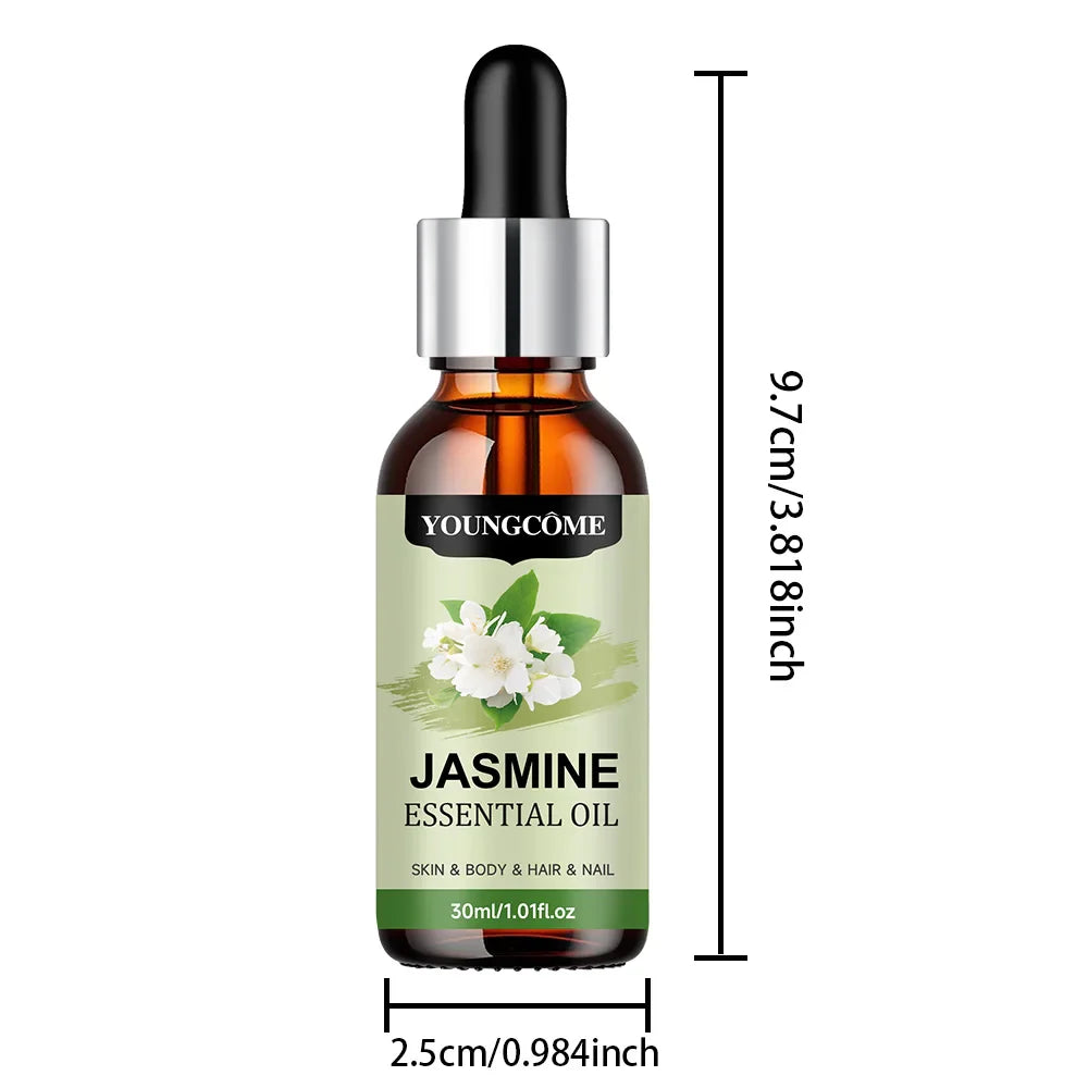 Pure Essential Oils – Jasmine, Rose, Lavender, Vanilla & Mint