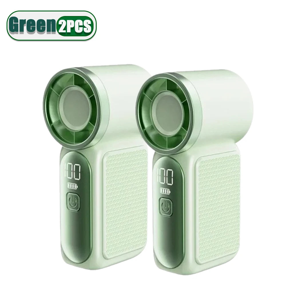 Mini Handheld Fan USB Rechargeable 3600mAh | 100 Speeds