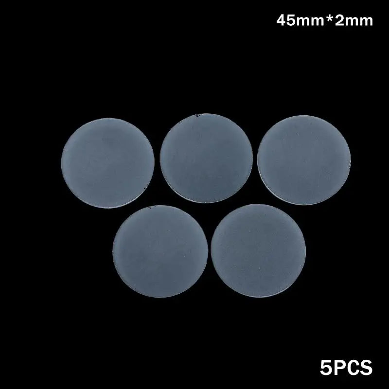 5PCS Matte Glass Round Flat Semitransparent Frosted Glass Lampshade For LED Lamp Down Light Flashlight Accessories Peaceful Pleasures Health and Wellness A3