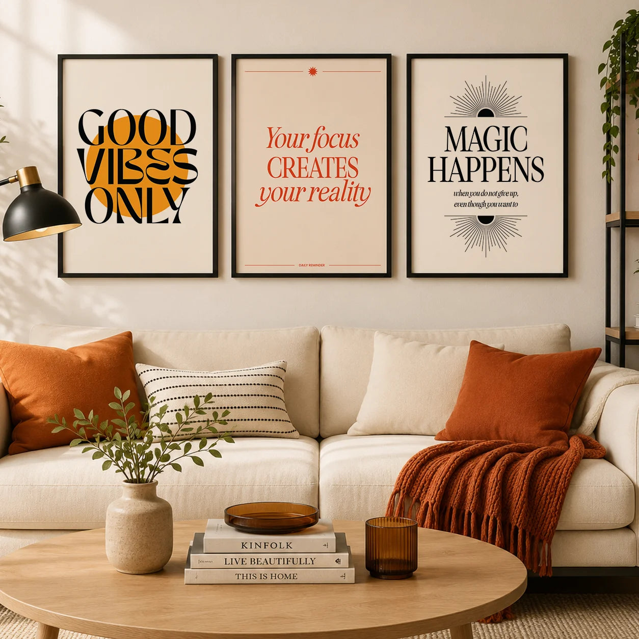 Nordic Minimalist Inspirational Quote Canvas Wall Art Print Canvas Wall Art Peaceful Pleasures Health and Wellness