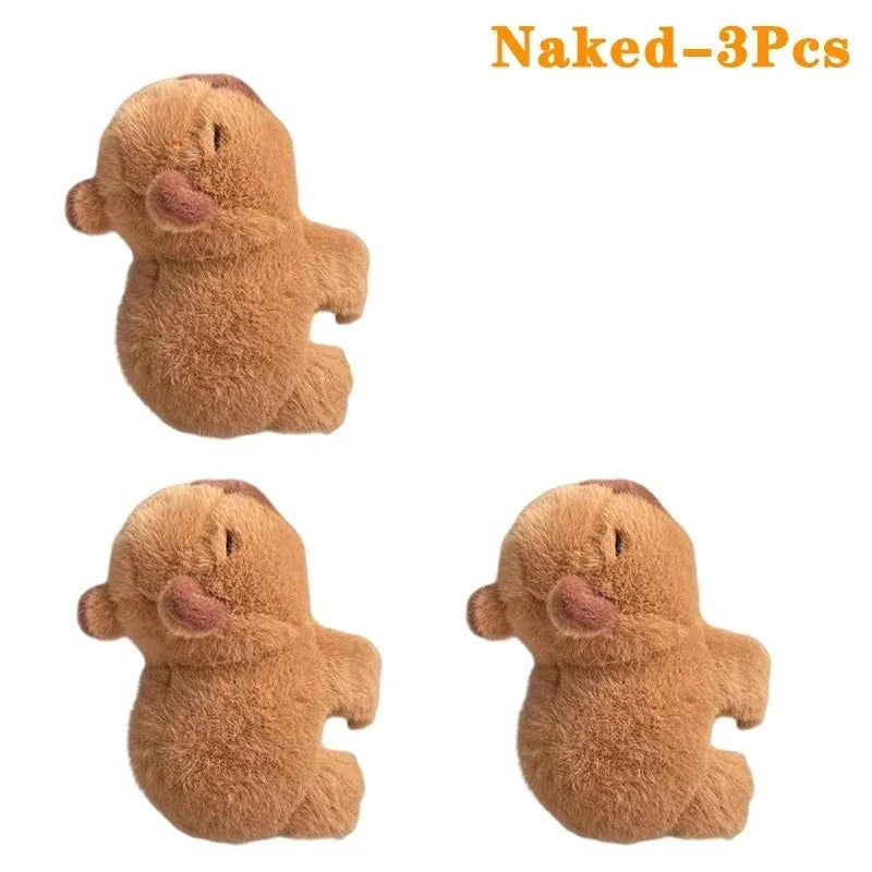 Capybara & Dolphin Snap Circle Plush Wrist Toy | Party Decor