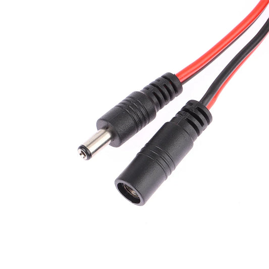 New 16AWG DC Power Plug 5.5 x 2.1mm Female To Male CCTV Adapter Connector Cable 12V 10A 120W Max. Power Extension Cord 1.5m Peaceful Pleasures Health and Wellness