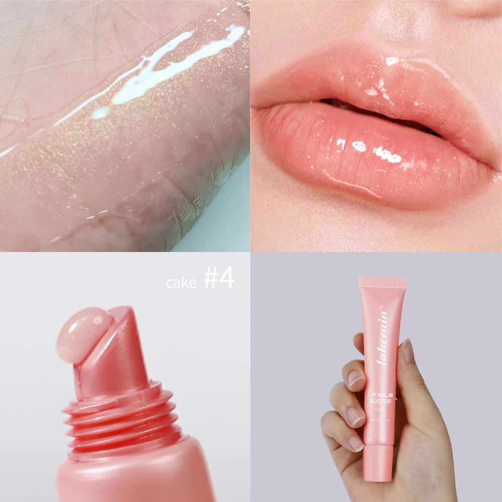 Butter Lip Balm Long Lasting Nourishes Moisturizes Soothes Lips Jelly Lip Gloss Oil Beautifying Smoothing Lip Care Balm Makeup Peaceful Pleasures Health and Wellness