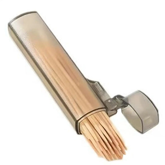Portable Clear Toothpick Holder Box | Travel & Kitchen Toothpick Holder Peaceful Pleasures Health and Wellness