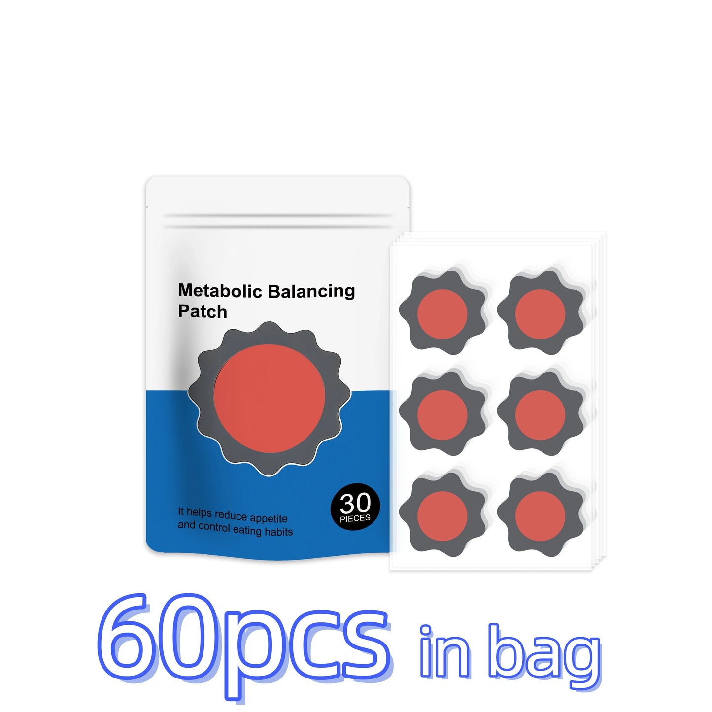 30 Day Wellness Program patch efficent shaping Body Contour Daily Care Portable Balance Metabolism patches Body Wellness support Peaceful Pleasures Health and Wellness 30pcs in bag x 2PCS
