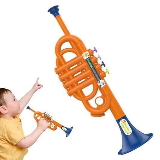 Toddler Trumpet Musical Toys For Kids Novelty Creative Children's Horn Toys For Birthday Events Music Class Graduation Party Peaceful Pleasures Health and Wellness