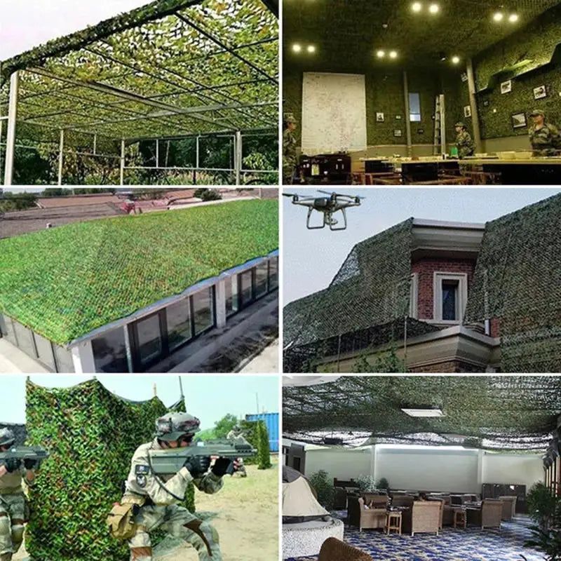 Camouflage Net Camo Netting Army Nets Shade Mesh Hunting Garden Car Outdoor Camping Sun Shelter Tent Fishing Hide Netting Peaceful Pleasures Health and Wellness