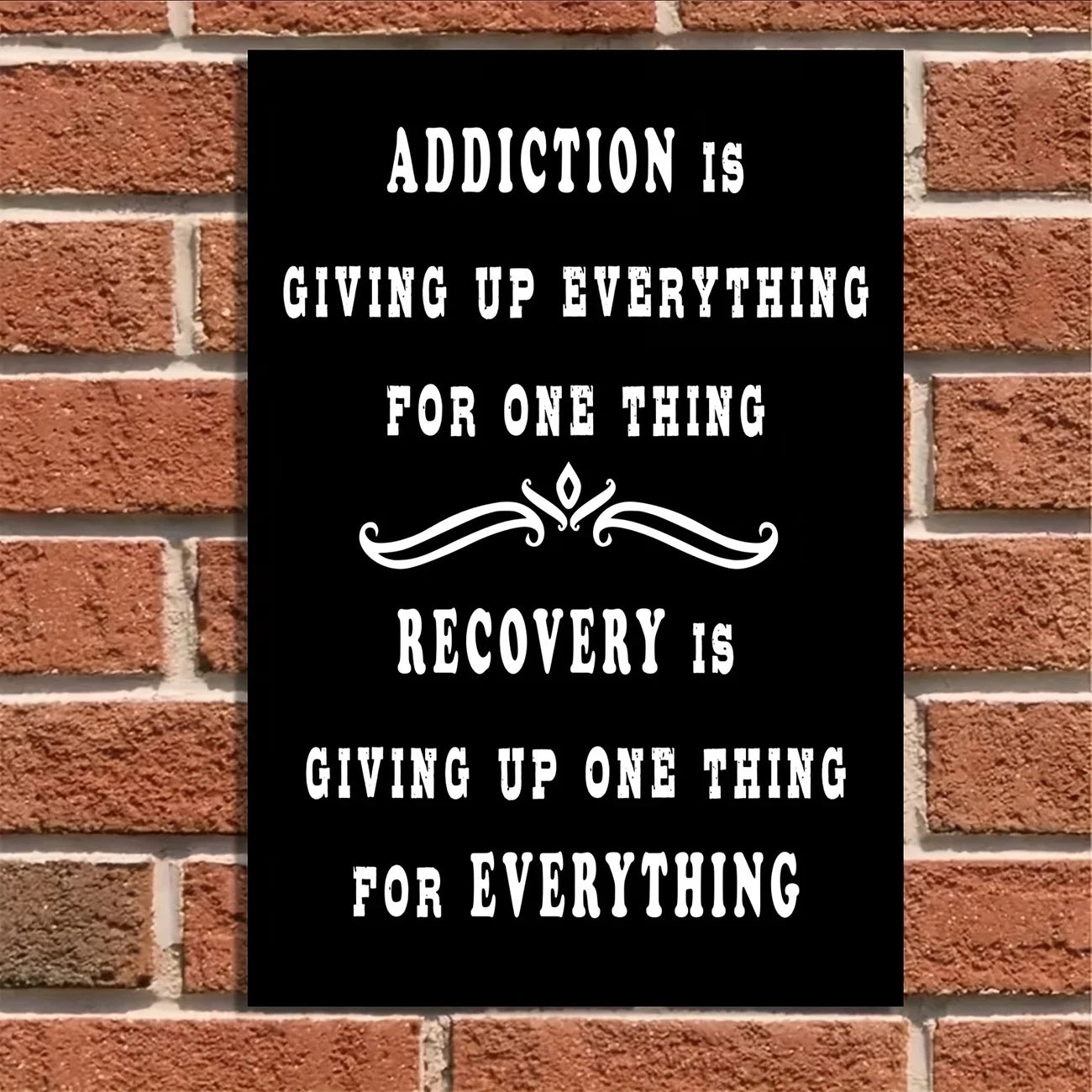 Recovery Motivational Canvas Wall Art Print | Home Decor