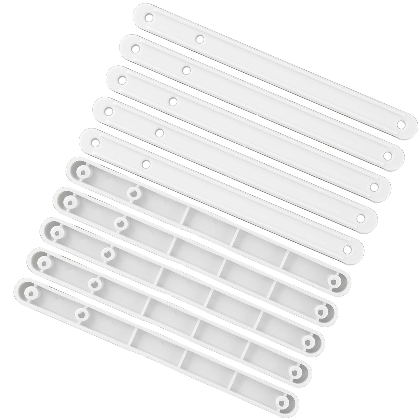 Draw Rail Plastic Drawer Slides 180 235 Runners Replacement Wardrobe