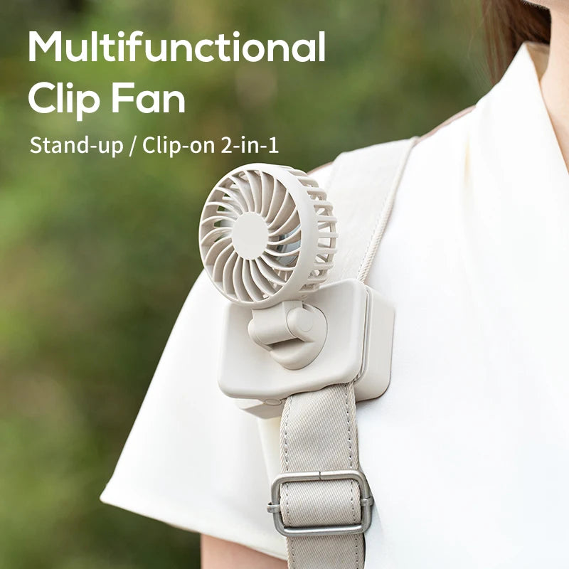 HOMEFISH Multifunctional Sunshade Umbrella Clip Fan USB Rechargeable Portable Mini Cooling Fan for Outdoor Live Streaming Travel Peaceful Pleasures Health and Wellness