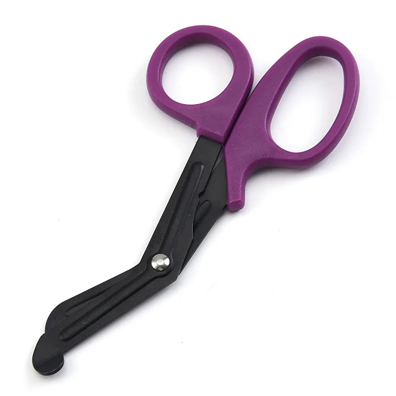Survive Paramedic Medical Rescue Scissor Trauma Gauze IFAK Emergency First Aid Shear Outdoor Nurse Medical Sissors Peaceful Pleasures Health and Wellness purple