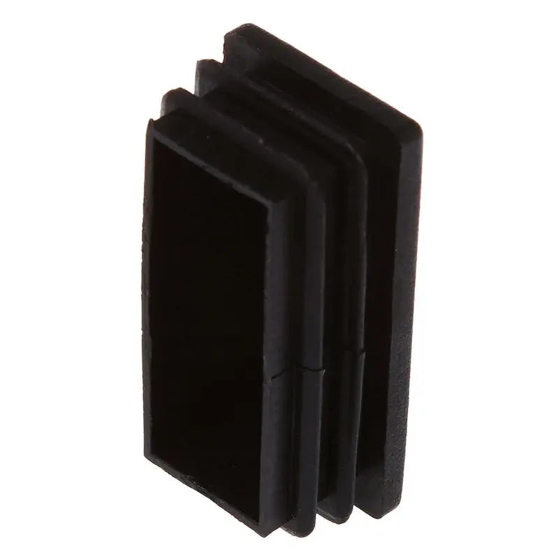 A36T-Plastic Rectangle Tube Inserts End Blanking Cap 25X50mm 80 Pcs Black Peaceful Pleasures Health and Wellness