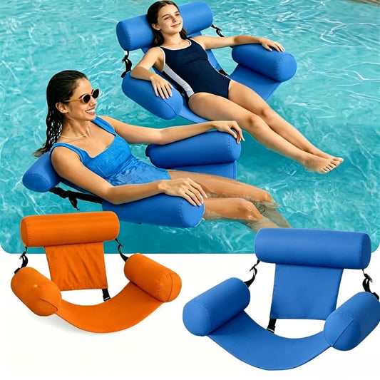 Inflatable Water Hammock Pool Float Lounger for Adults Inflatable Pool Float Peaceful Pleasures Health and Wellness