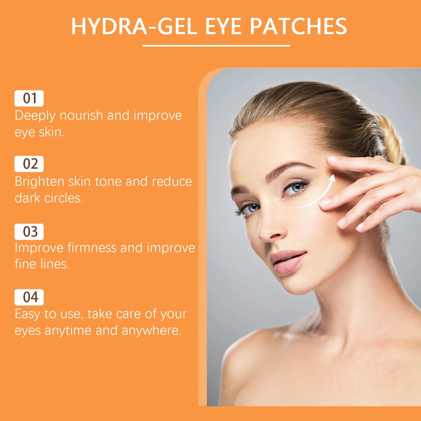60-Pack Vitamin C Eye Patches – Dark Circles & Puffiness