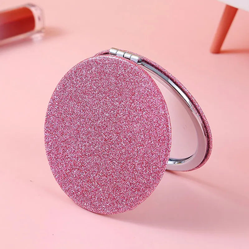 Folding Double-Sided Compact Pocket Mirror for Travel & Purse