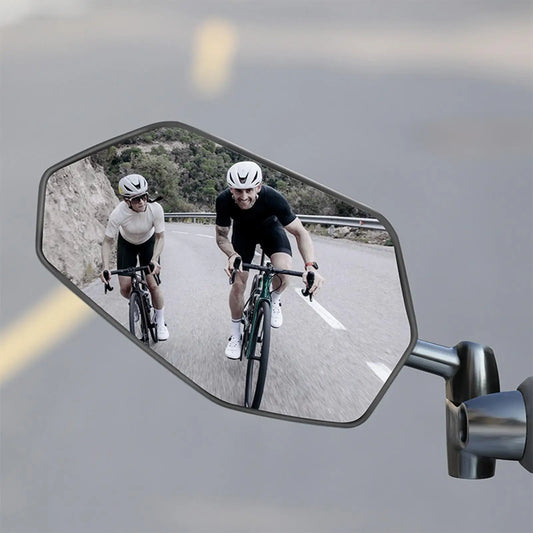 HD Convex Bike Rearview Mirror – 360° Adjustable Left Side Bicycle Rearview Mirror Peaceful Pleasures Health and Wellness