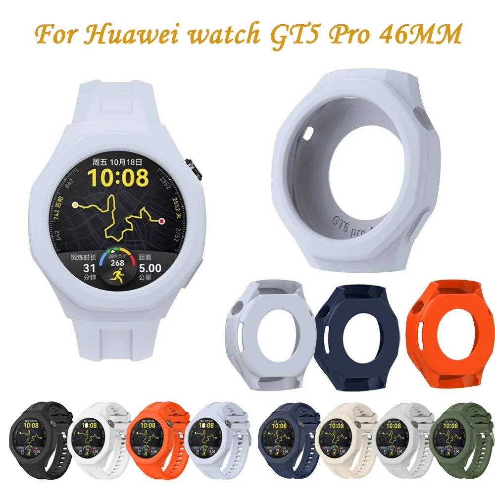 Silicone Case for Huawei Watch GT5 Pro 46mm – Protective Cover Peaceful Pleasures Health and Wellness