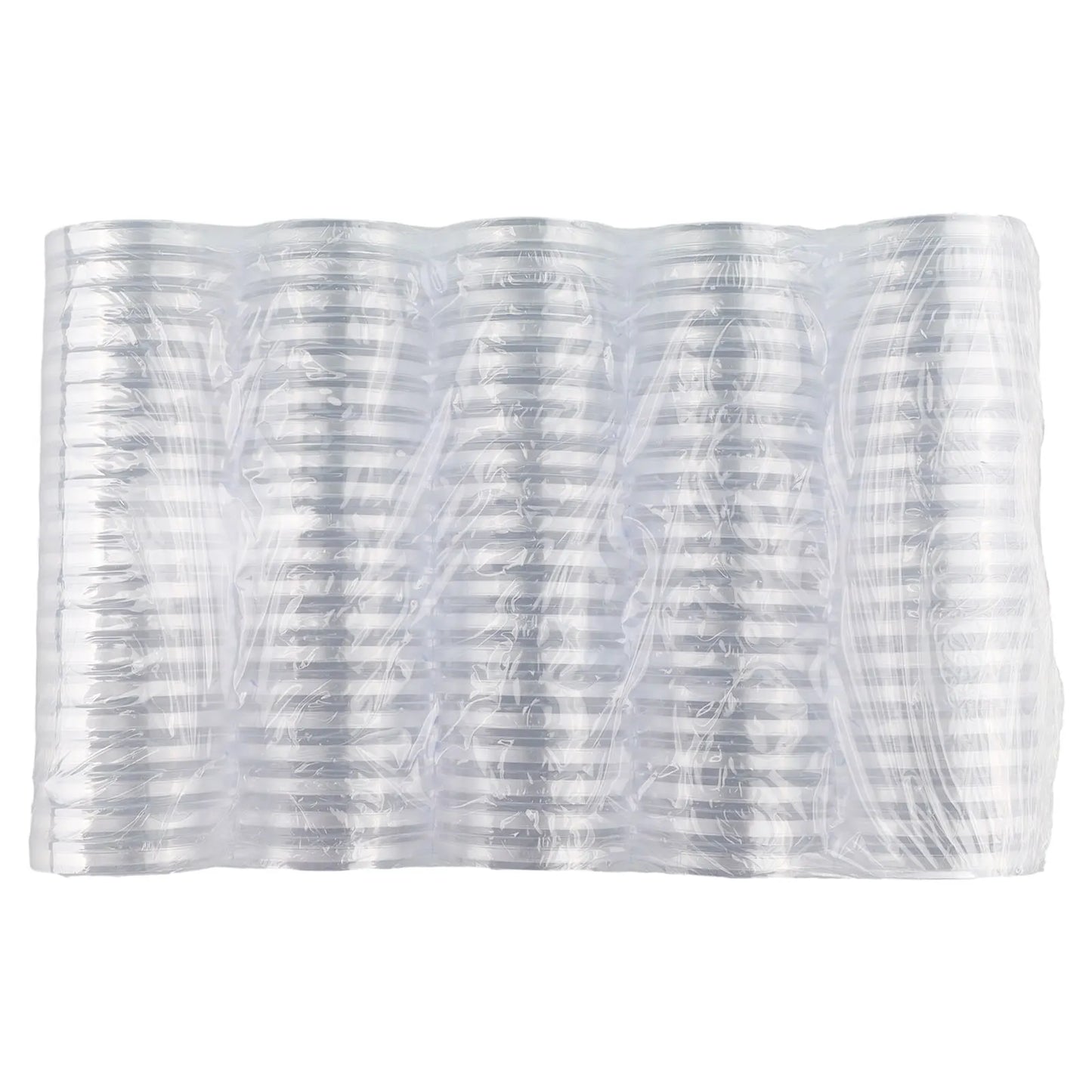 100-Pack Clear 32mm Coin Capsules – Transparent Storage Holders