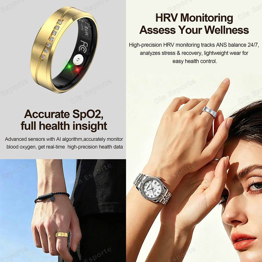 Ola Esporte Smart Ring | Heart Rate, Sleep & Health Monitor