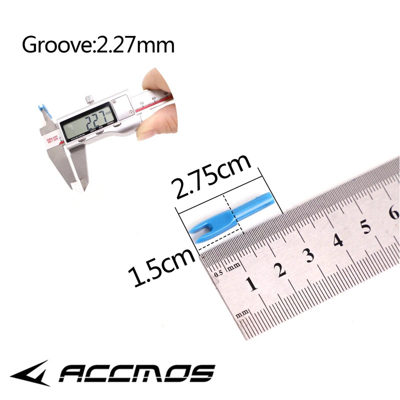 Plastic Arrow Tails S Nocks ID Carbon Shaft DIY Knocks Replacement