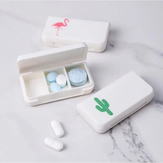 3-Compartment BPA-Free Portable Pill Organizer | Travel Case Pill Organizer Peaceful Pleasures Health and Wellness