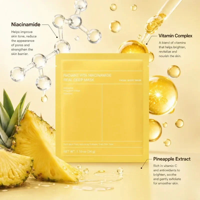 Biodance Vita Niacinamide Overnight Hydrogel Mask 4-Pack Peaceful Pleasures Health and Wellness