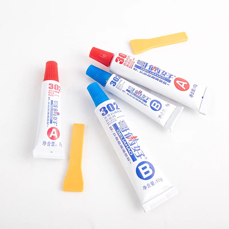 HELTC 302 Fast-Drying Epoxy AB Glue | Strong Metal Bond Epoxy Adhesive Peaceful Pleasures Health and Wellness