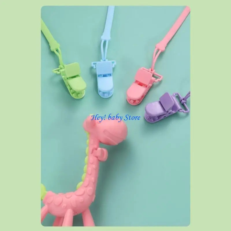 Silicone Baby Pacifier Clip Anti-Lost Chain | Teether Holder