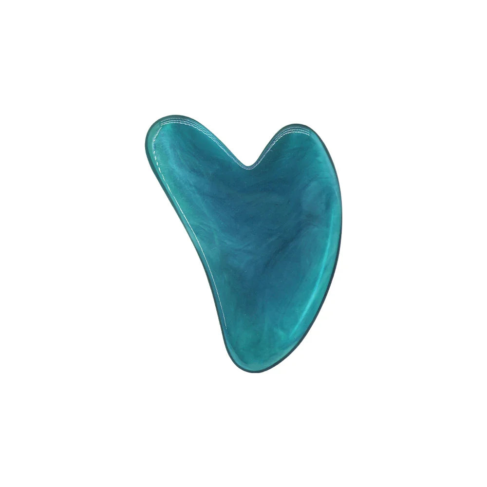Natural Rose Quartz Gua Sha Facial Massage Tool