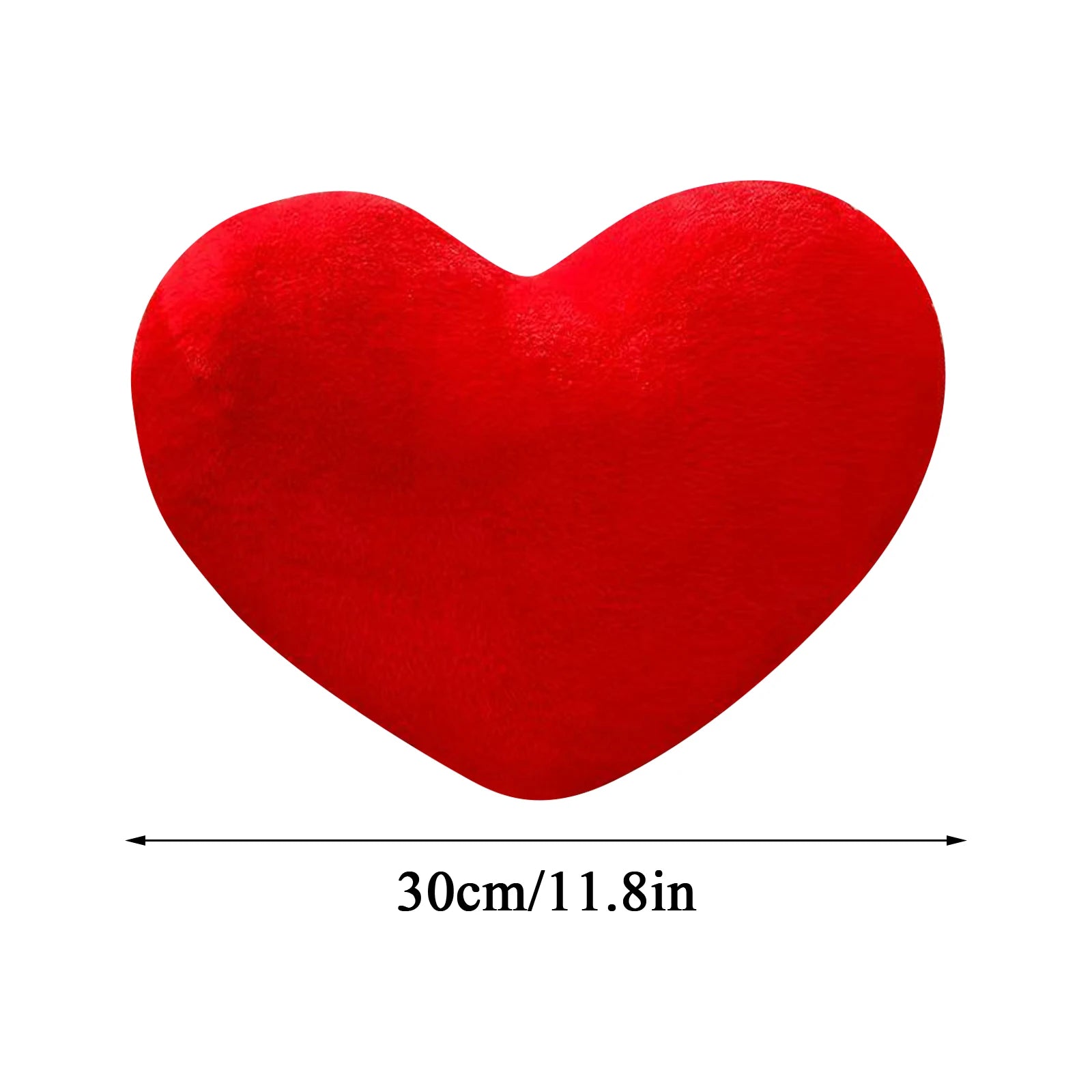 Cute Heart Shaped Pillow Soft Plush Throw Pillows Living Room Decor Valentines Day Wedding Gifts Love Pillow Heart Sofa Cushion Peaceful Pleasures Health and Wellness