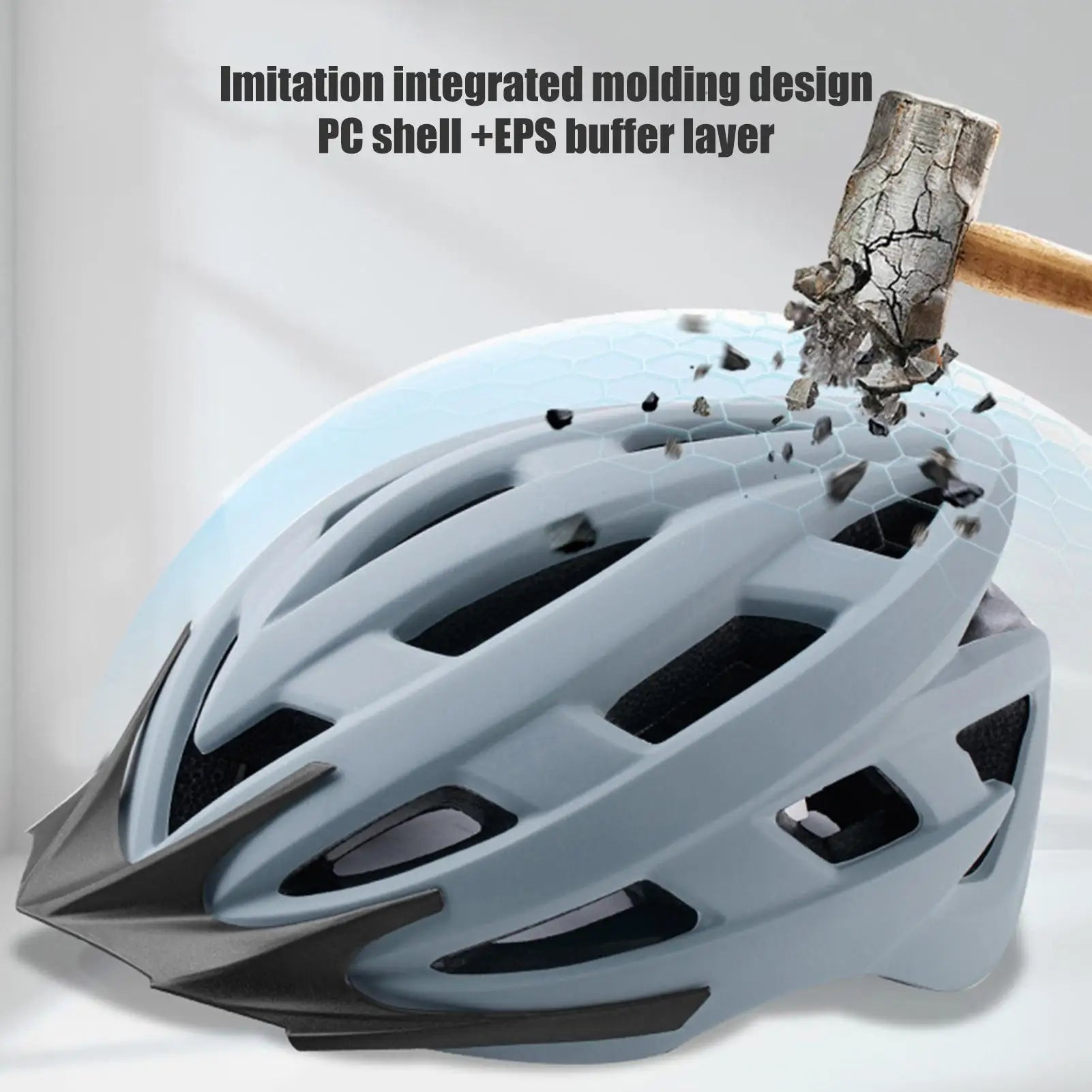 Unisex Breathable Bicycle Helmet Safety Hard Hat For Mountain E-Bike Scooter Recreational Cycling Head Protection Bike Accessory Peaceful Pleasures Health and Wellness