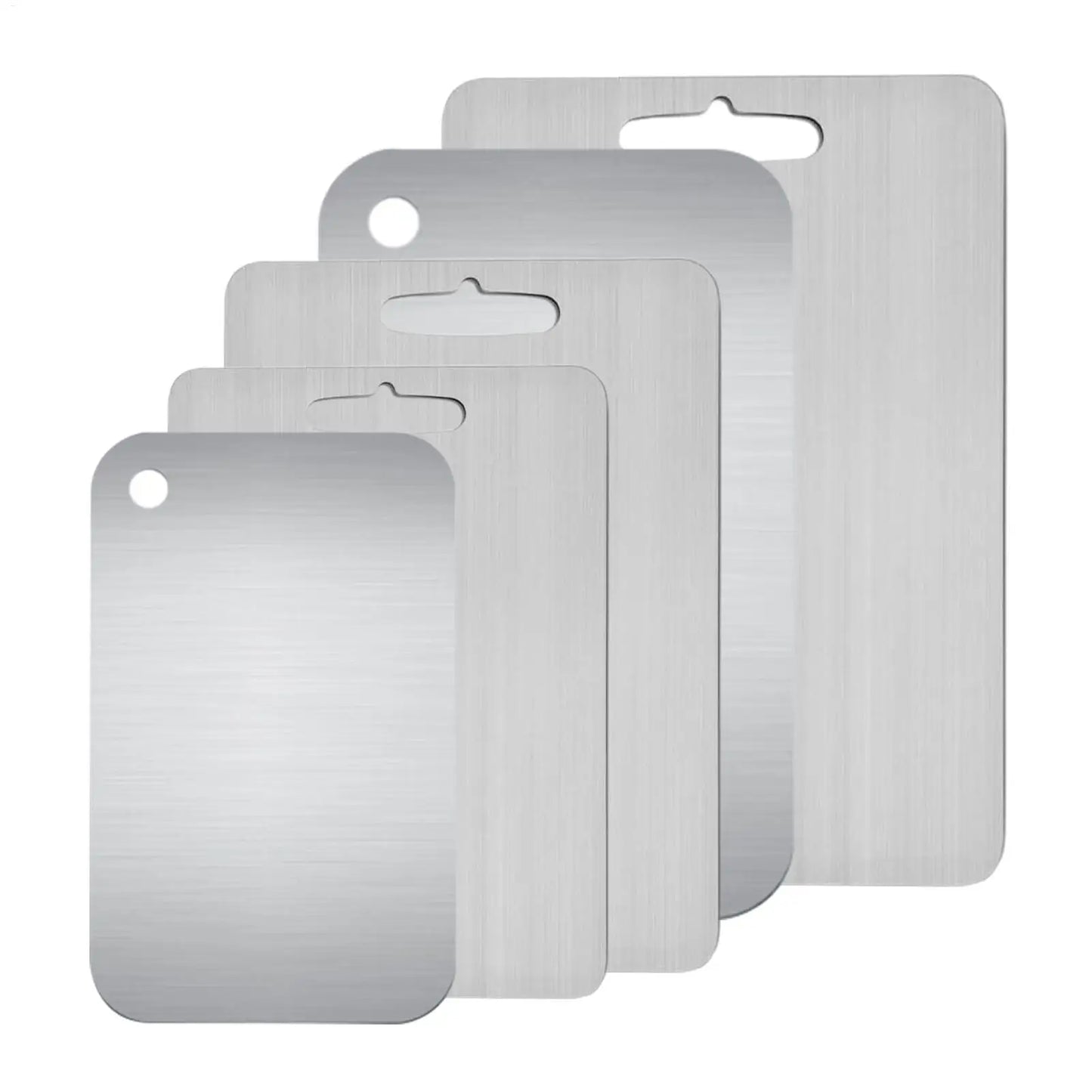Double-Sided Stainless Steel Cutting Board | Food-Grade Mat