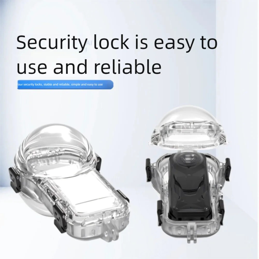 For Insta360 X5 Full Stealth Dive Case Waterproof Case Protective Case Waterproof 60 Meters Stainless Steel Waterproof Case Peaceful Pleasures Health and Wellness
