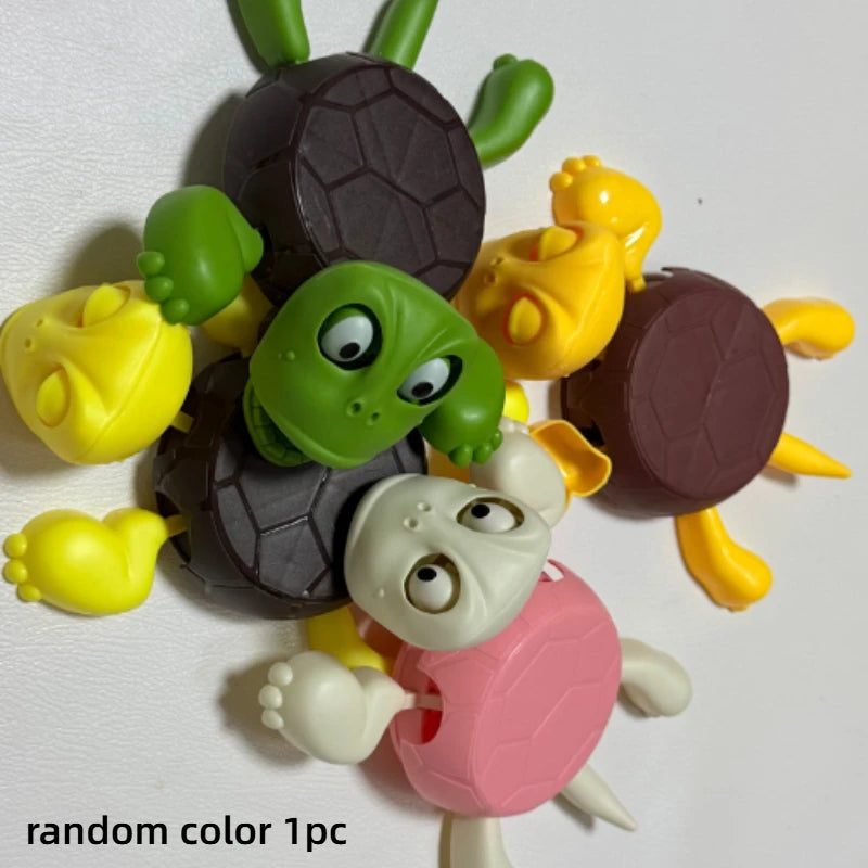 3D Printed Panicked Turtle Coaster Home Office Decorative Coffee Tea Cup Mat Insulation Pad Mug Holder with Funny Expression Peaceful Pleasures Health and Wellness random color 1pc