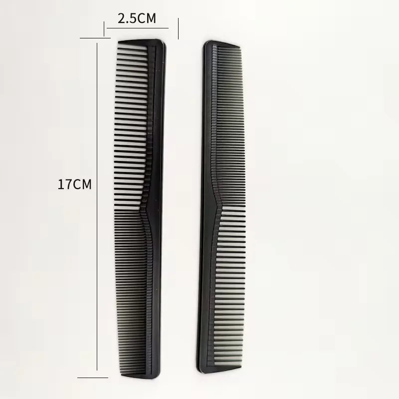5-Piece Carbon Fiber Salon Comb Set – Anti-Static & Heat Resistant