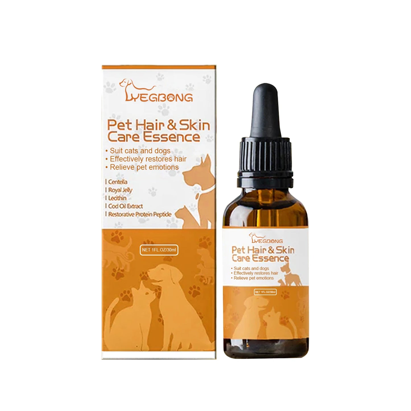 Yegbong Pet Hair Care Essence | Soothe Itching & Add Shine