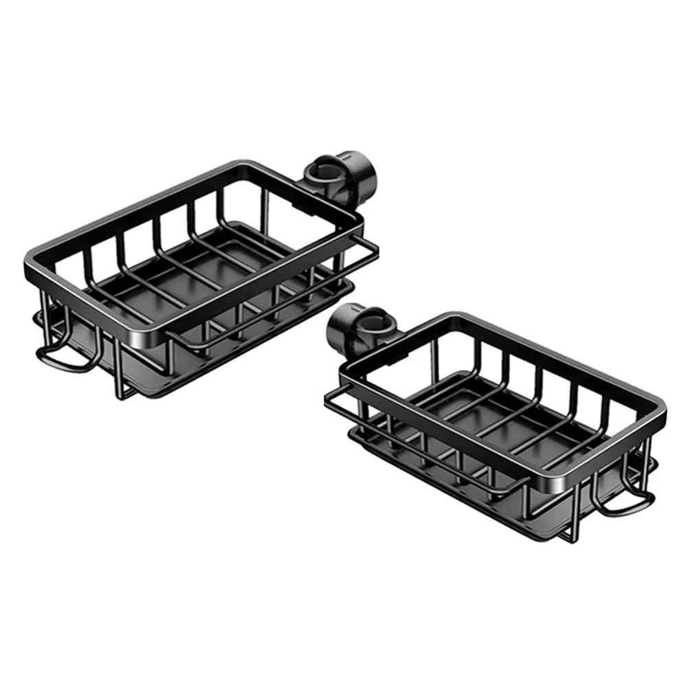 A36T-Faucet Rack Kitchen Faucet Storage Rack Round Water Pipe Sink Storage Rack Household Drain Basket Peaceful Pleasures Health and Wellness