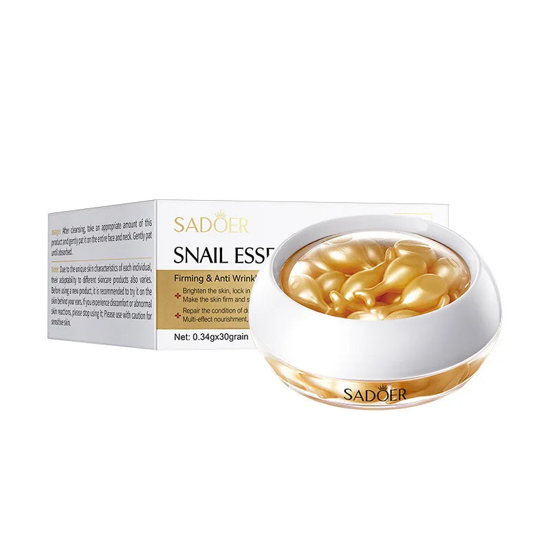 Snail Secretion Facial Essence Capsules – Moisturizing Serum