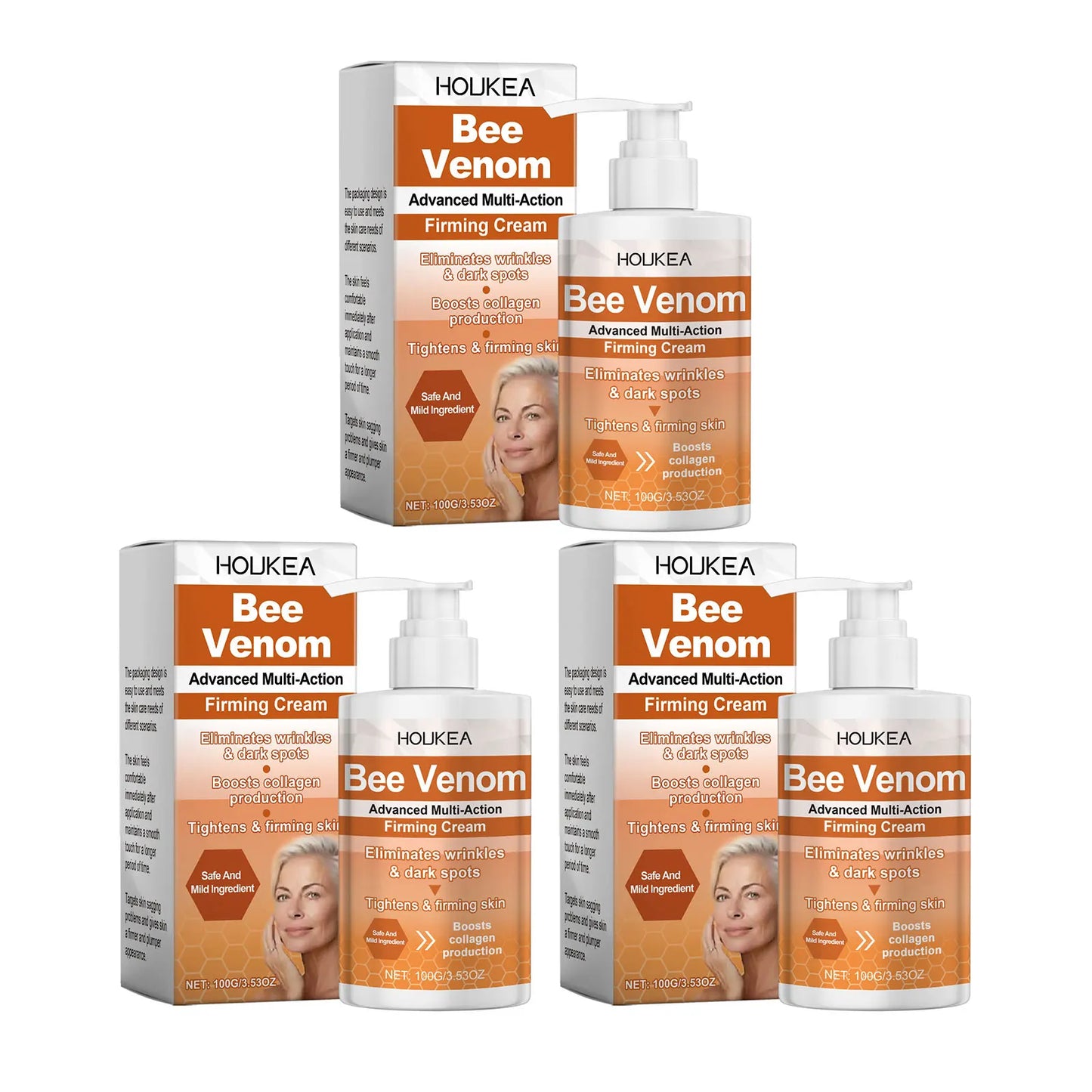 HOUKEA Bee Venom Firming Body Cream – Skin Tightening 100g