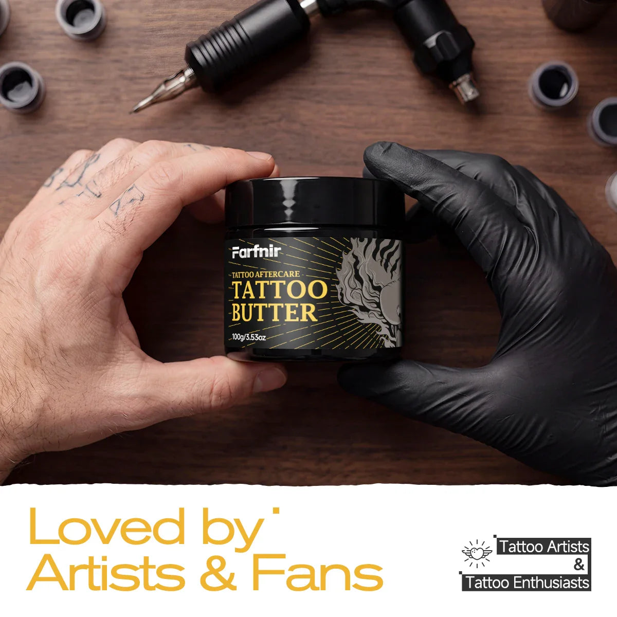 100g Tattoo Butter – Natural Brightening Skin Moisturizer