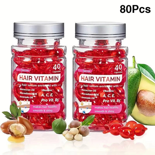 "80PCS/40PCS Avocado & Argan Oil Hair Serum – Repairing, Frizz Control & Shine Boost – For Dry & Damaged Hair" Peaceful Pleasures Health and Wellness