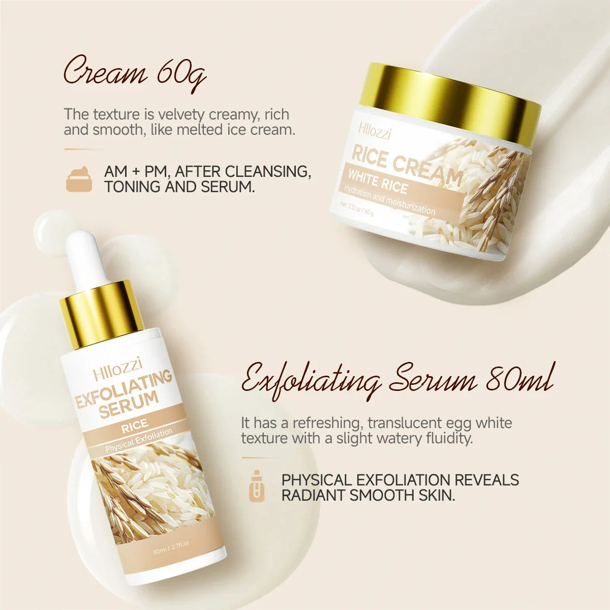 Rice Extract Brightening & Moisturizing Face Cream 290ml