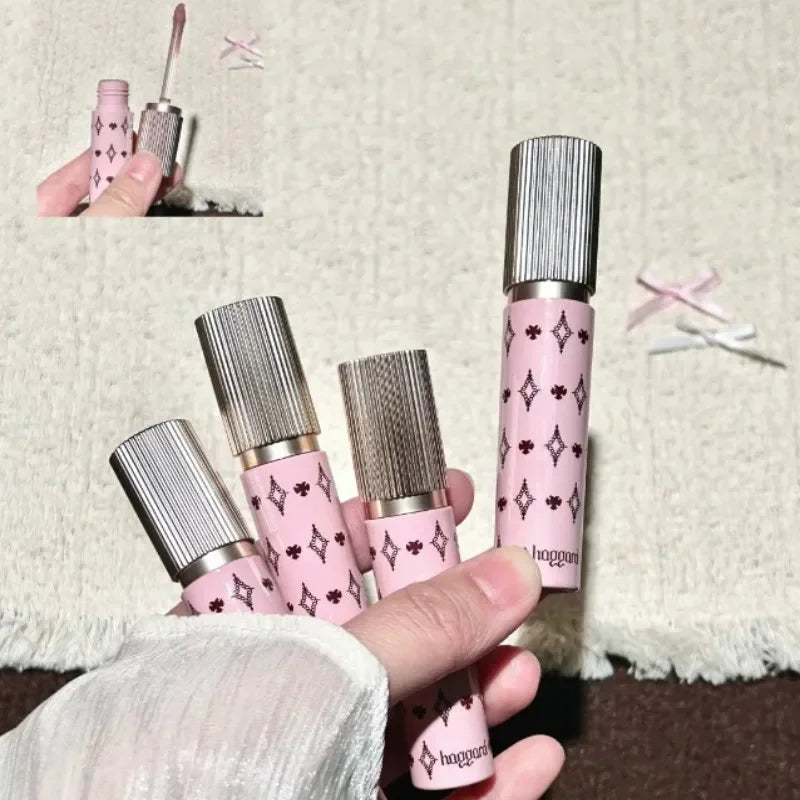 haggard Emo Monster Series Lip Powder Cream Non-Stick Cup Ultra High Color Matte Nude Soft Shimmer Lipstick Makeup Cosmetics Peaceful Pleasures Health and Wellness