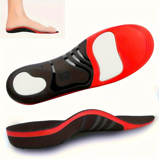 Plantar Fasciitis Insoles High Arch Support for 220+ lbs, Orthopedic Sport Inserts for Men Women, Gel Shock-Absorbing Sole Pads Peaceful Pleasures Health and Wellness