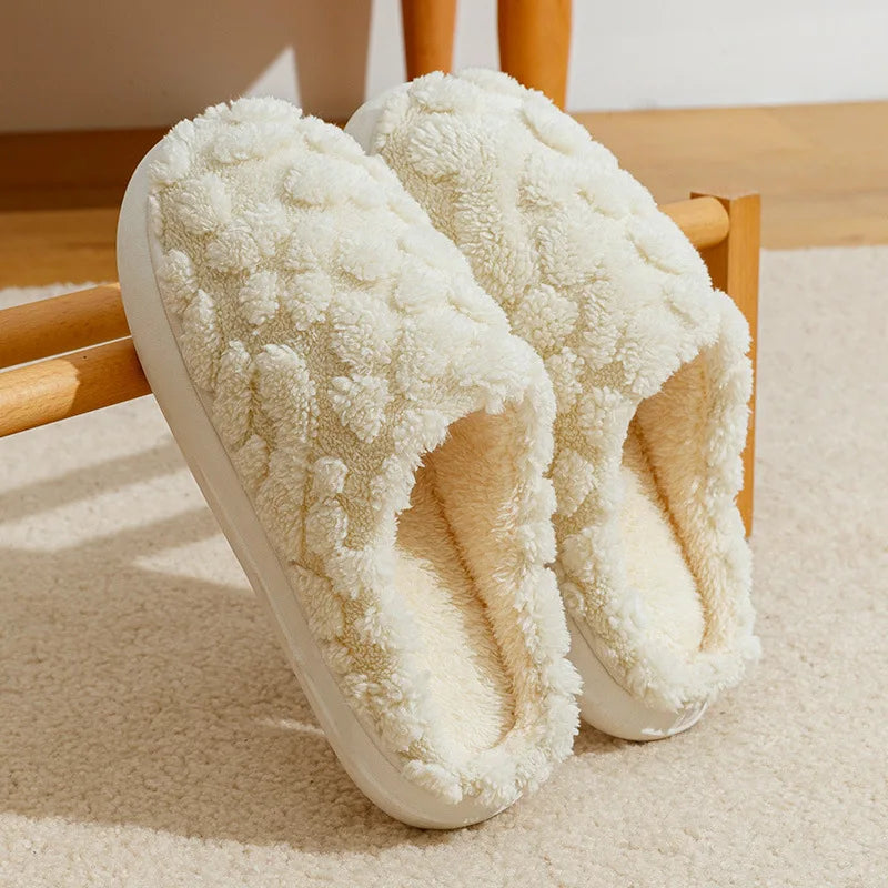 Winter Cotton Slippers | Warm Non-Slip Indoor House Shoes