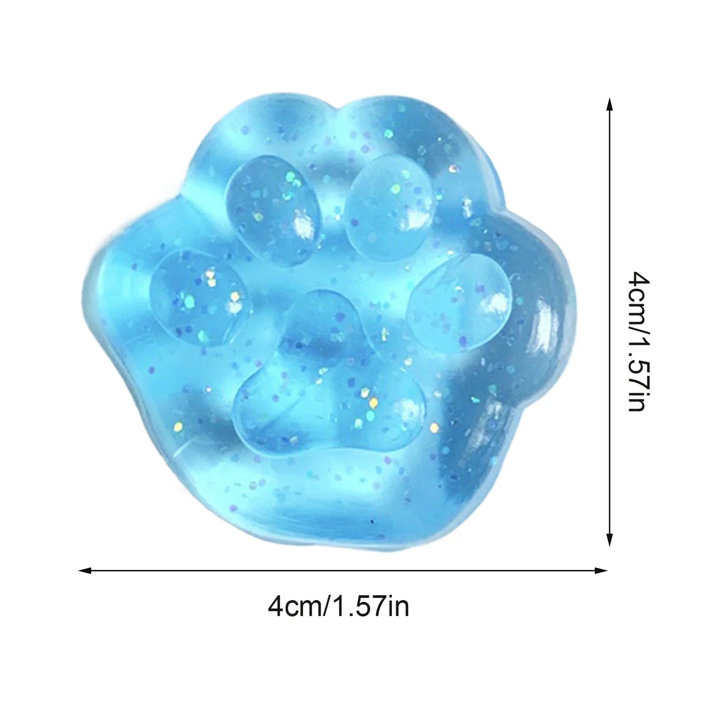 Soft Cat Paw Squeeze Fidget Toy | Slow Rebound Silicone