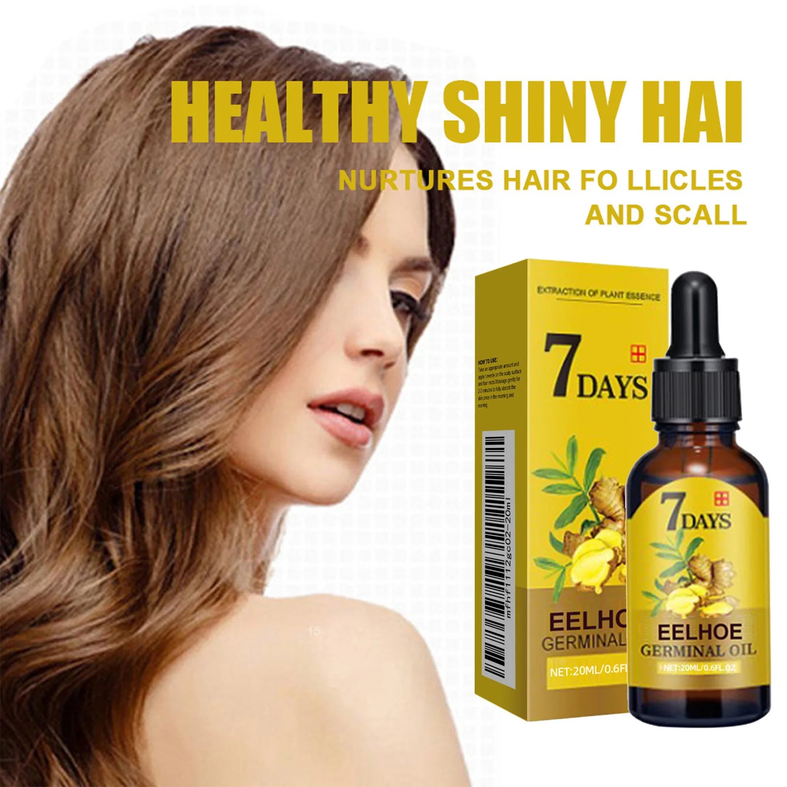 Ginger Oil for Hair Growth, Strength & Scalp Nourishment Peaceful Pleasures Health and Wellness